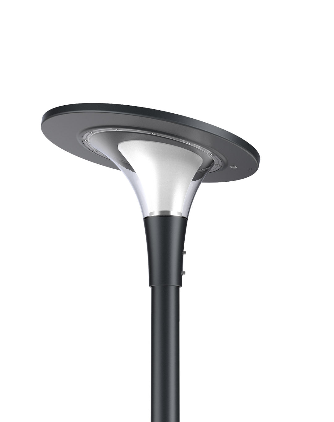 Lampadaire solaire Eclipse | Éclairage extérieur au design végétal